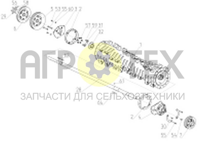 Чертеж Битер соломы (RT495.11.07.000Ф)